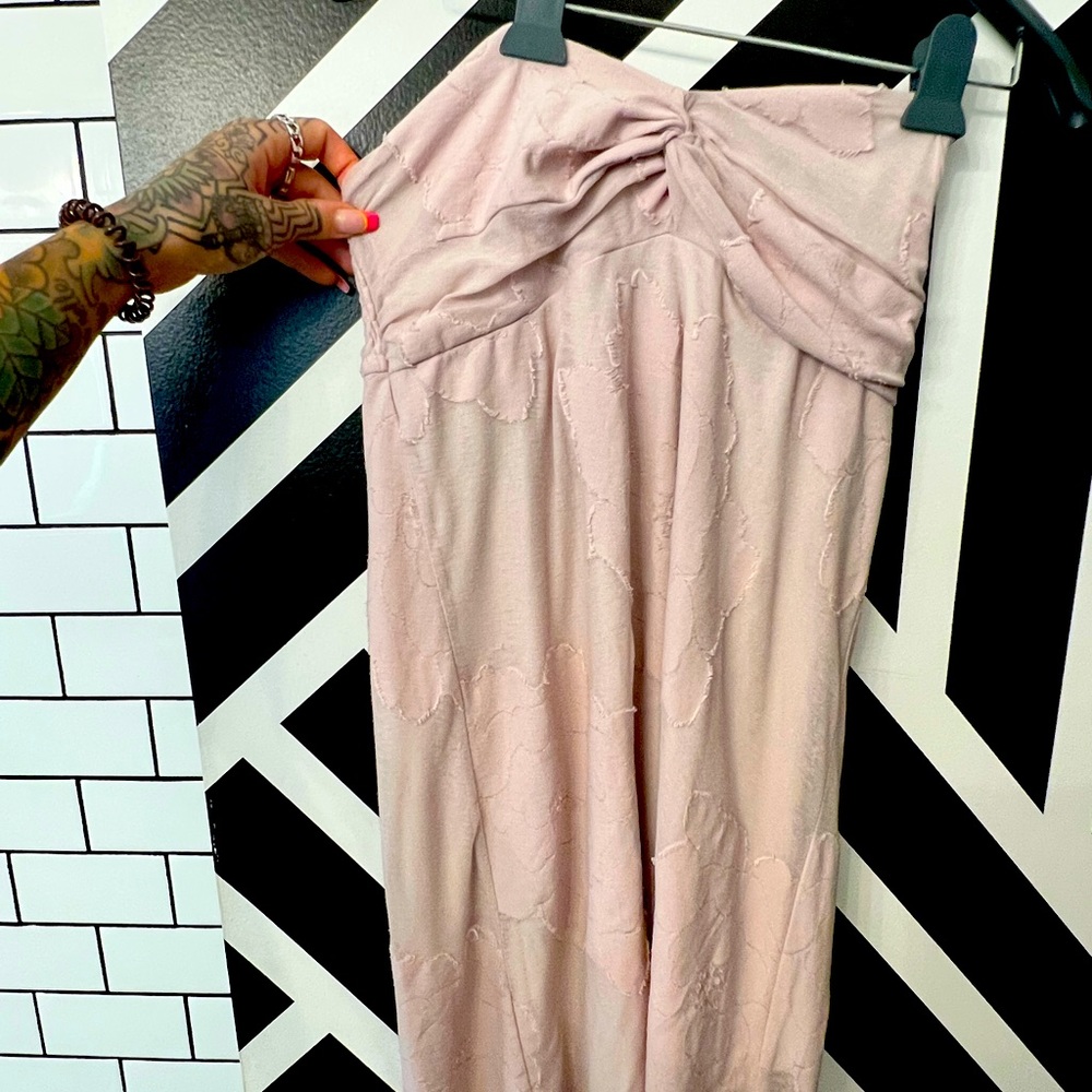Dusty Rose/Pink Free People Cover Up Strapless Dress